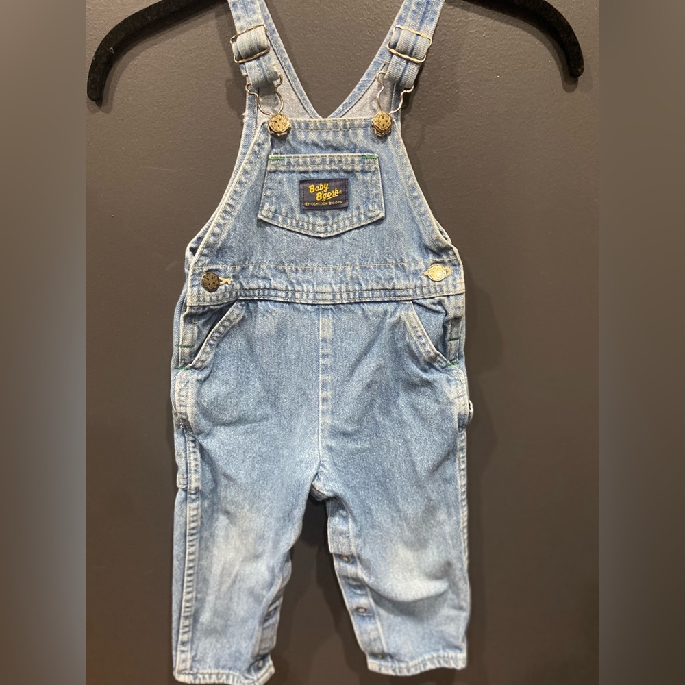 Vintage OshKosh B'gosh Light Blue Denim Overalls